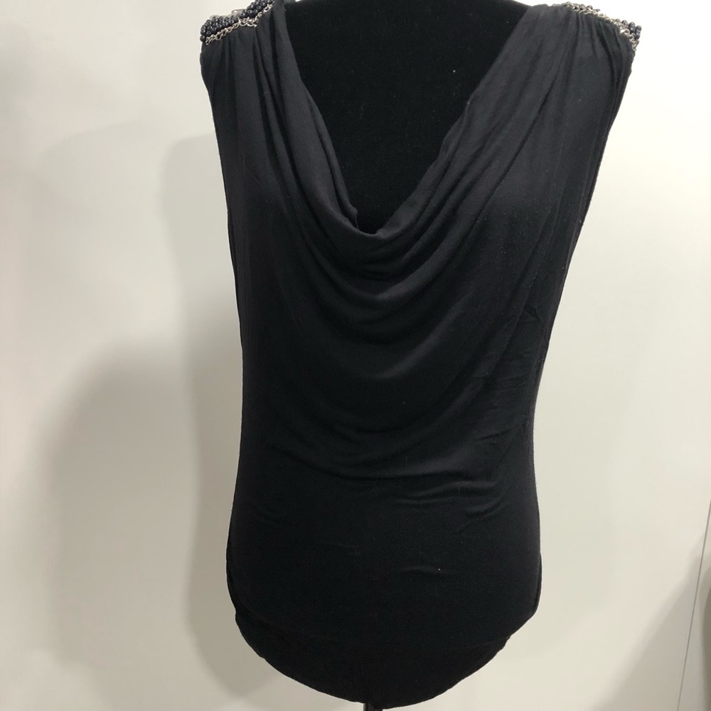 C. GRAFFITTI blouse top embellished